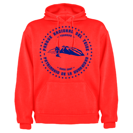 Sudadera Roja con Capucha Adulto (Teide)