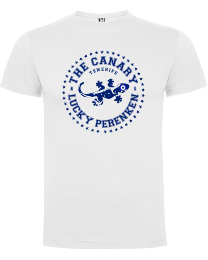 Camiseta blanco marino lucky perenken