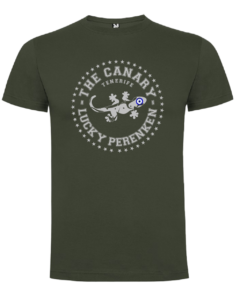 Camiseta verde aventura lucky perenken adultos